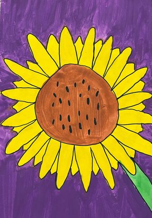 4.Klasse-Sonnenblume 